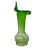 1960s Green Jack in the Pulpit Vase - 8" Hand Blown Glass For Sale - Image 5 of 9