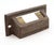 Antique brass bin pulls with a label slot. The original mounting screws are not available. Good condition with surface...