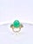 Chrysoprase Bullet Ring, Size 7 For Sale - Image 4 of 7