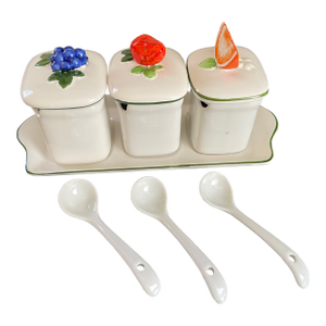 Marmalade Tray With Decorative Fruit Tops