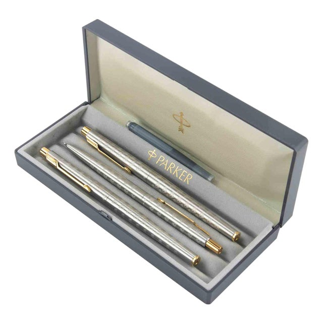 Vintage Parker Pens, Italy, 1990s, Set of 3 For Sale