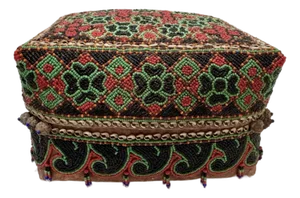Antique Sumatran Beaded Wedding Box