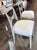 White Pair of Swedish Gustavian Painted Side Chairs For Sale - Image 8 of 11