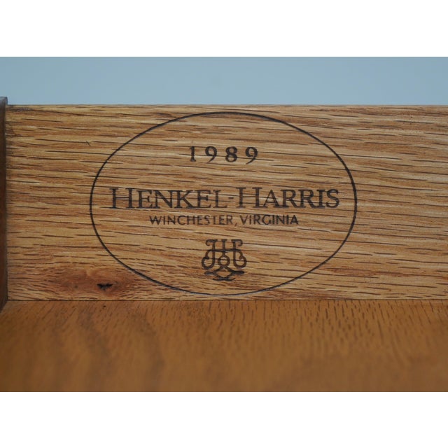 Henkel Harris Walnut 2 Drawer Console Table For Sale - Image 18 of 18