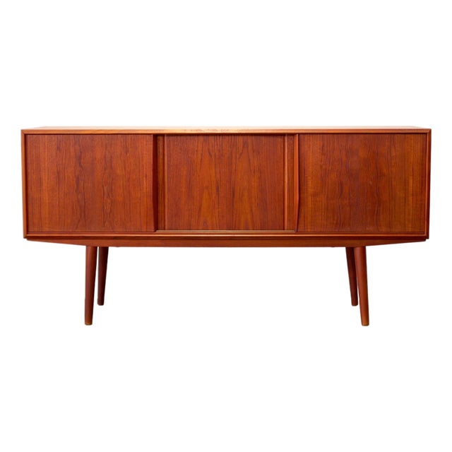 1950s Sejling Skabe Danish Teak Sideboard Designed by E.W. Bach For Sale
