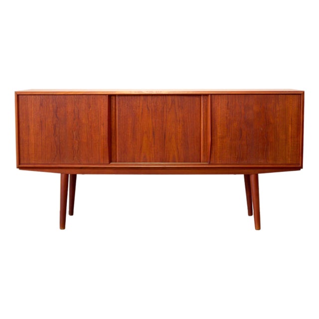 Sejling Skabe Danish Teak Sideboard Designed by e.w. Bach For Sale
