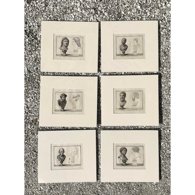Vintage Boho Bust of Man Original Prints - Set of 6 For Sale - Image 9 of 10