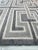 Abstract Pristine Rug, Gray 5x8 For Sale - Image 3 of 3