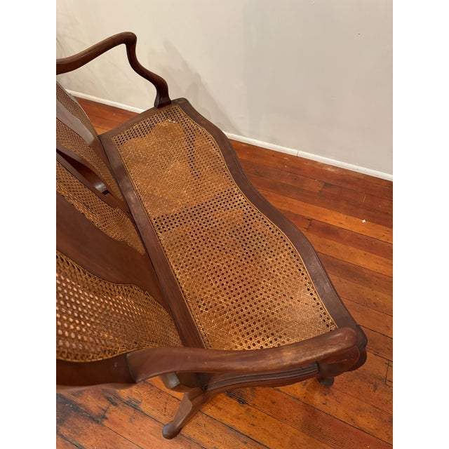 Early 20th Century French Provincial Style Double Caned Deter For Sale - Image 11 of 12