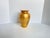 Vintage Italian gold leaf finished terracotta Florentine style vase. It has natural imperfections and shadows and wear...