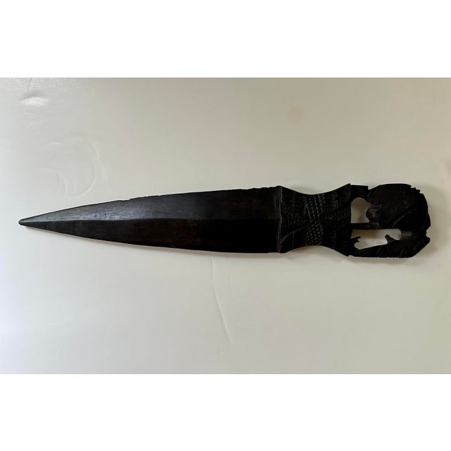 Vintage HandCarved African Letter Opener Chairish