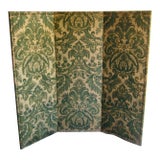 Antique Fortuny Paravent Screen For Sale