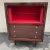 Showcase Mahogany varnish years 1960.Composer drawers 3 and a window which reply.Quelques veneer chips on the back of the...
