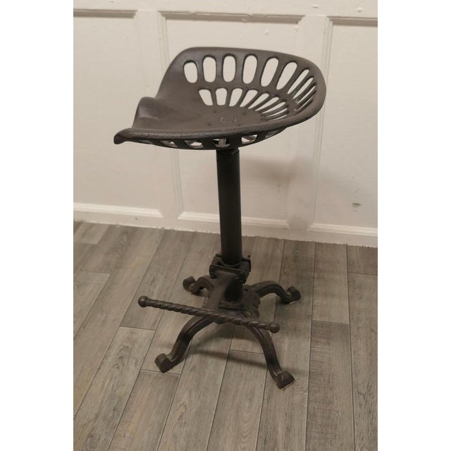 Iron and brass column floor lamp, standard lamp. This is a very attractive piece, the lamp is made in cast iron, it has a...