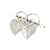 1990s Georg Jensen Estate Vine Leaves Brooch Silver For Sale - Image 10 of 13