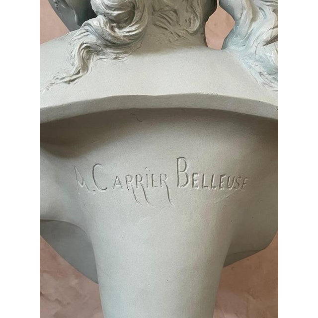 Antique Woman Bust in Terracotta, 1850s For Sale - Image 14 of 18