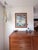 Cool mid century modern swag lamp by LA Lighting. Features a high polished brass body with chrome accents, 6 total lights...