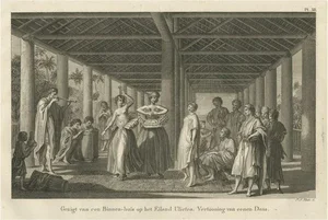 Allart en Van Cleef, House on Ulietea, 1803, Paper