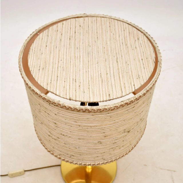 1970s Vintage French Brass Table Lamp, 1970s For Sale - Image 5 of 8
