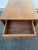 Brown Antique Oak Gate Leg Drop Leaf Dining Table With Drawer For Sale - Image 8 of 16