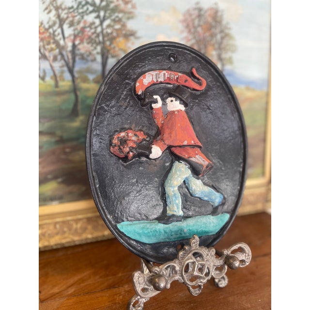 American 19th Century Cast Iron Firemark Plaque by Associated Firemen's Insurance Company. Washington d.c., 1848. For Sale - Image 3 of 9