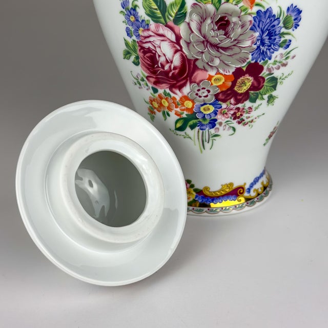 Vintage Porcelain Ginger Jar, Limoges, France, 1970s For Sale - Image 18 of 18