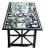Pietra Dura Black Marble Coffee Table With Semi-Precious Stone Inlay For Sale