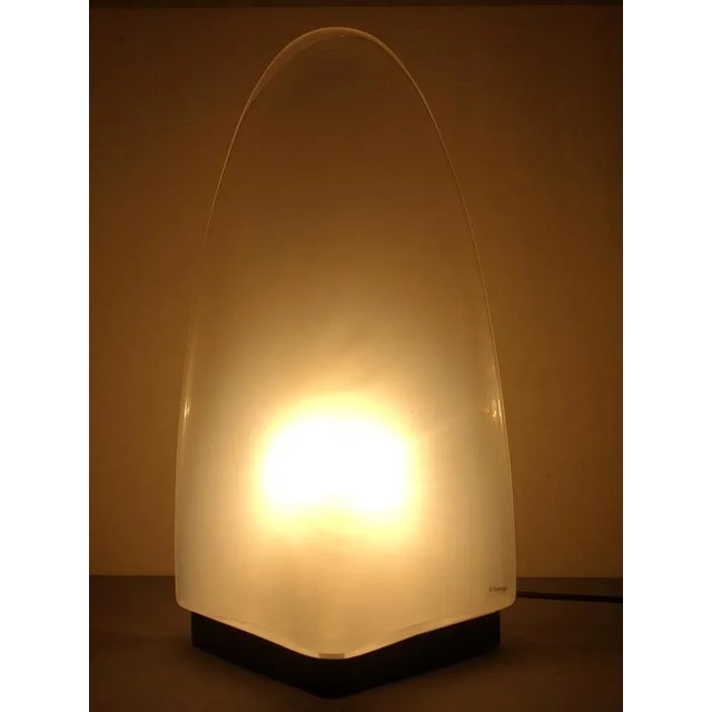 Large Italian Murano Glass Table Lamp from Mazzega, 1970s For Sale - Image 4 of 6