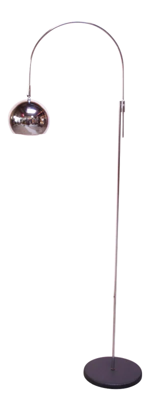 Vintage Robert Sonneman Chrome Adjustable 'Arc' Lamp