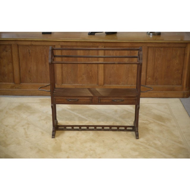 Art Nouveau Wooden Clothes Rack, 1900s For Sale - Image 4 of 13