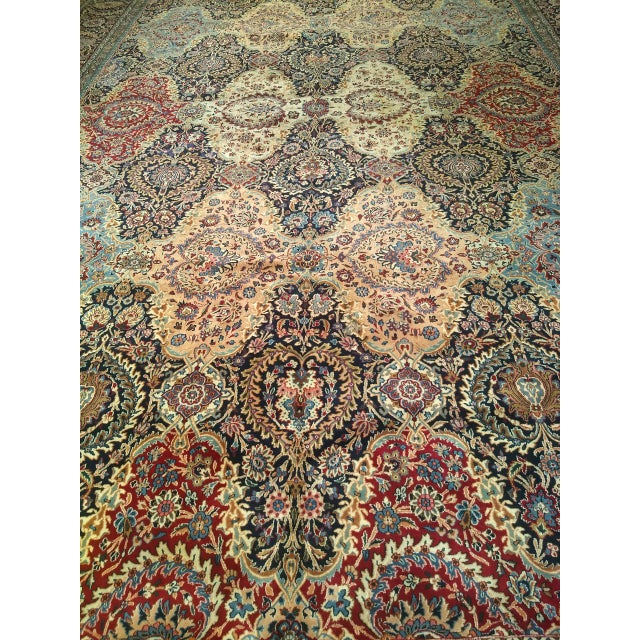 Mid 20th Century Kerman Rug For Sale - Image 12 of 18