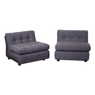 Amanta Lounge Chairs by Mario Bellini for C&B Italia, 1970, Set of 2 For Sale