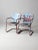 Mid-Century Metal Patio Chairs Pair For Sale - Image 4 of 12