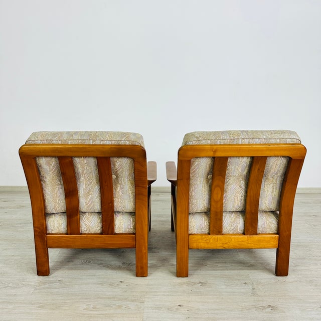 Danish Easy Chairs - A Pair For Sale - Image 4 of 8