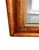 Wood Vintage Burl Wood, Rectangular Wall Mirror With Gold Bevel For Sale - Image 7 of 11