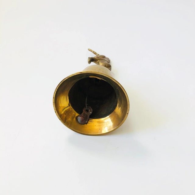 Brass Brass Unicorn Bell For Sale - Image 8 of 8