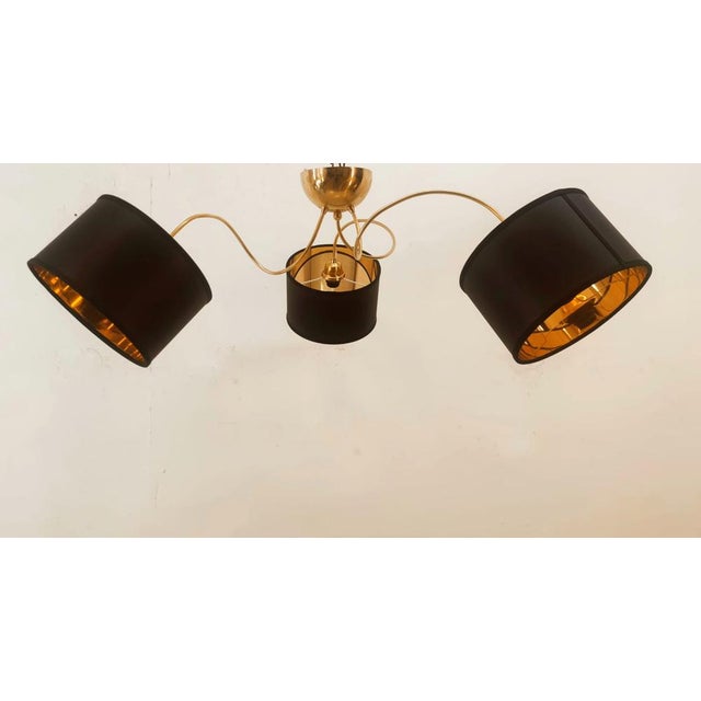 Brass Ceiling Light with Adjustable Arms For Sale - Image 6 of 18