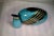 Blue Contemporary Art Deco Revival Decorative Vase and Vessel For Sale - Image 8 of 13