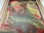 Vintage Abstract Painting With Craquelure in Original Wood Frame For Sale - Image 9 of 14
