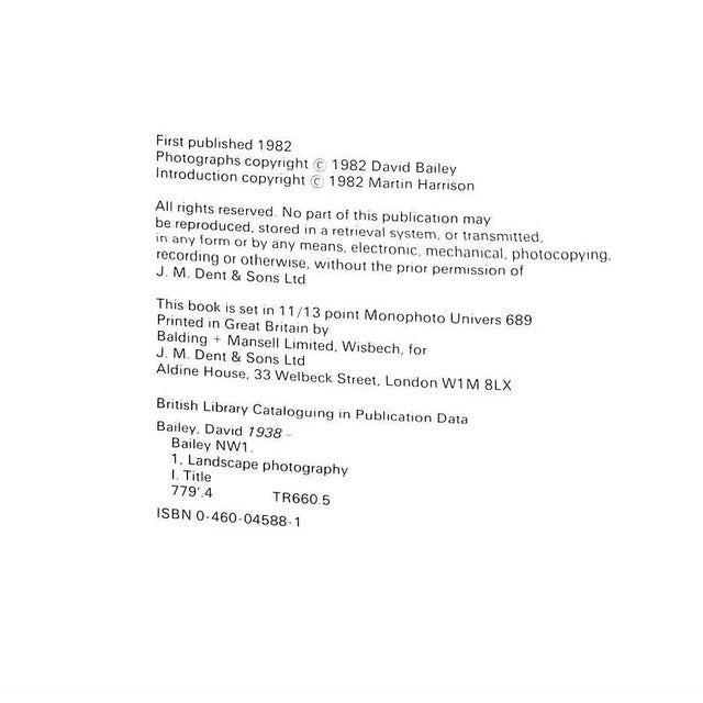 White Bailey NW1: Urban Landscapes 1982 (Inscribed) For Sale - Image 8 of 11