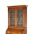 Late 19th Century Antique Victorian Walnut & Burl Barrel Roll Top Secretary Bookcase & Desk C1890 For Sale - Image 4 of 10