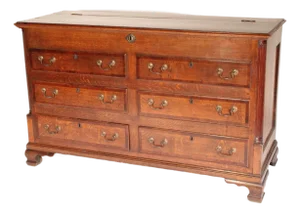 Antique George III Style Oak Mule Chest