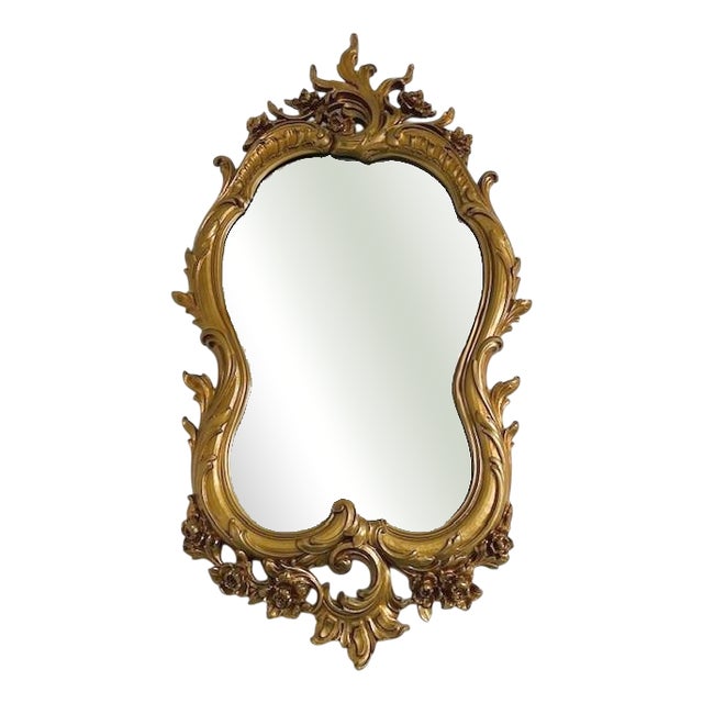 Hollywood Regency Baroque Style Mirror, 1960s For Sale