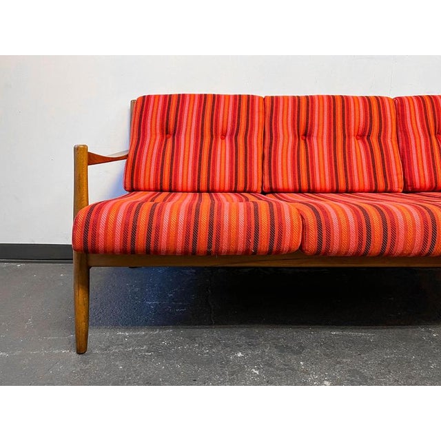 Mid-Century Beech Sofa, 1960s For Sale - Image 9 of 18