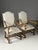 Set of 2 Os de Mouton dining room chairs. Cream white upholstery. Solid hardwood frame. Upholstery is in very good...