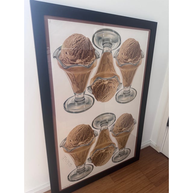 Vintage 1950s Diner Advertising Lithographs For Sale - Image 4 of 4