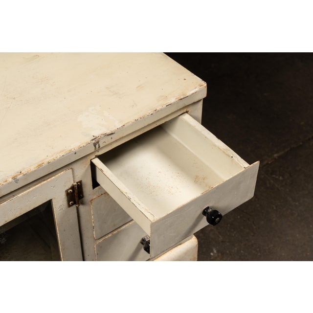Early 20th Century Medical Sideboard Cabinet With Mirror For Sale - Image 9 of 18
