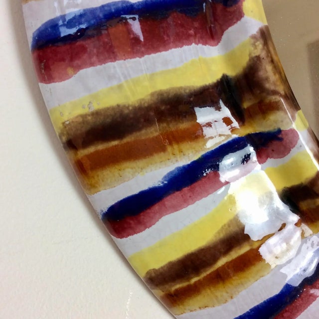 Ceramic Wall Mirror, France, 1960s For Sale - Image 9 of 15