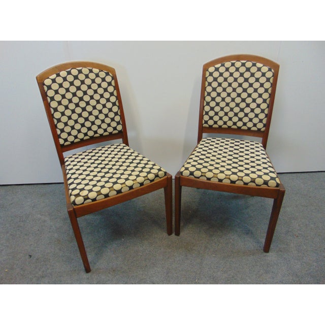 Brown Saltman Brown Saltman Mid Century Walnut Chairs - a Pair For Sale - Image 4 of 6