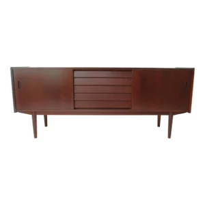 Yngve Ekstrom Teak Credenza Sideboard for Swedese Sweden Denmark